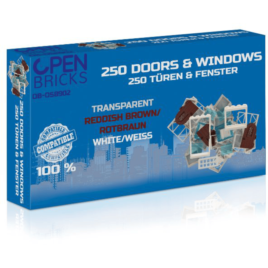 Åbne mursten 250 Døre og vinduer (vinduer og døre)
