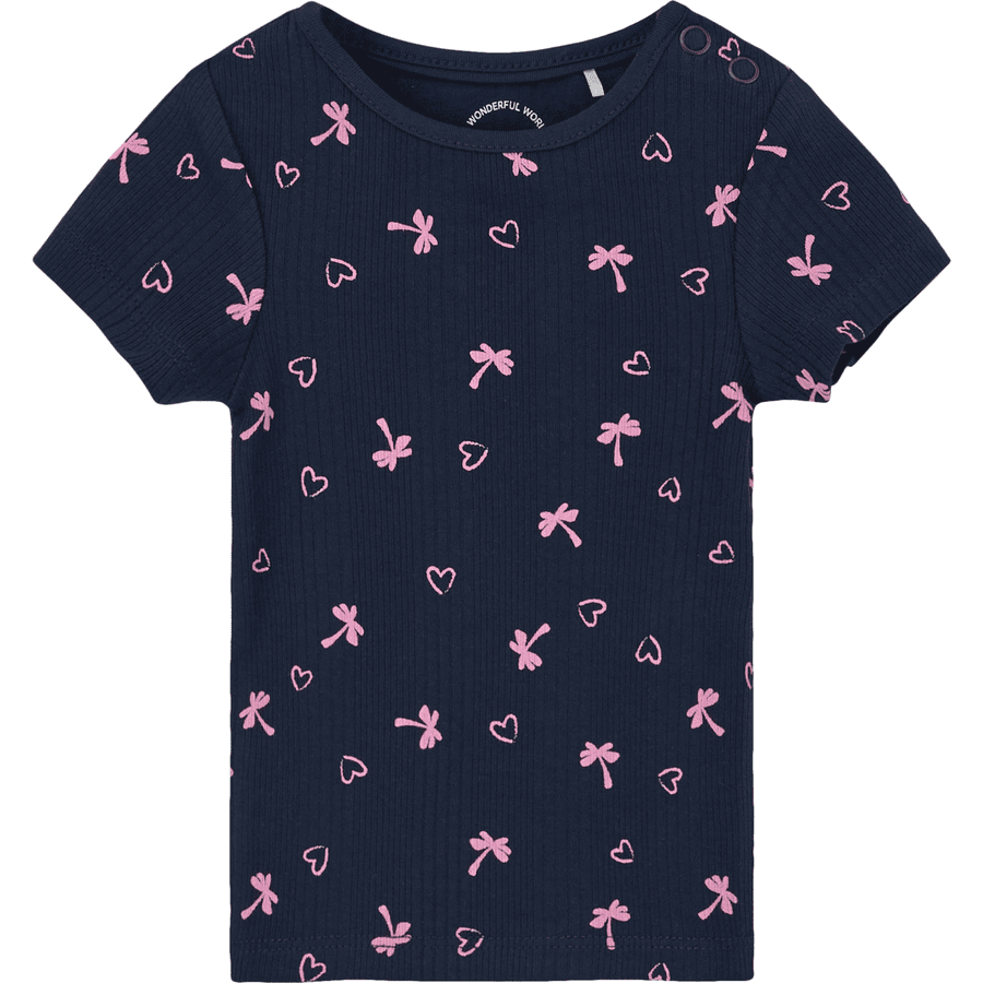 s. Olive r T-shirt palmetræer navy