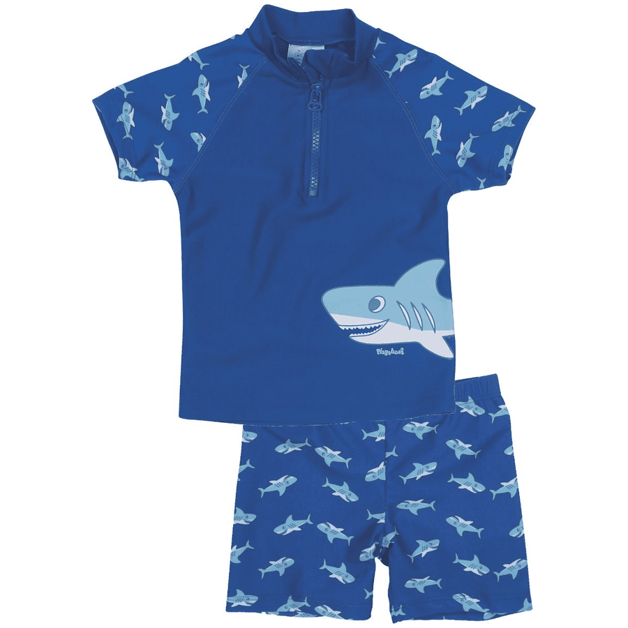 Playshoes Ensemble de bain anti-UV enfant requin bleu
