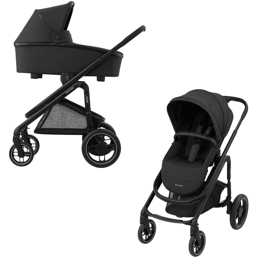 MAXI COSI Kombikinderwagen Plaza Plus Essential Black