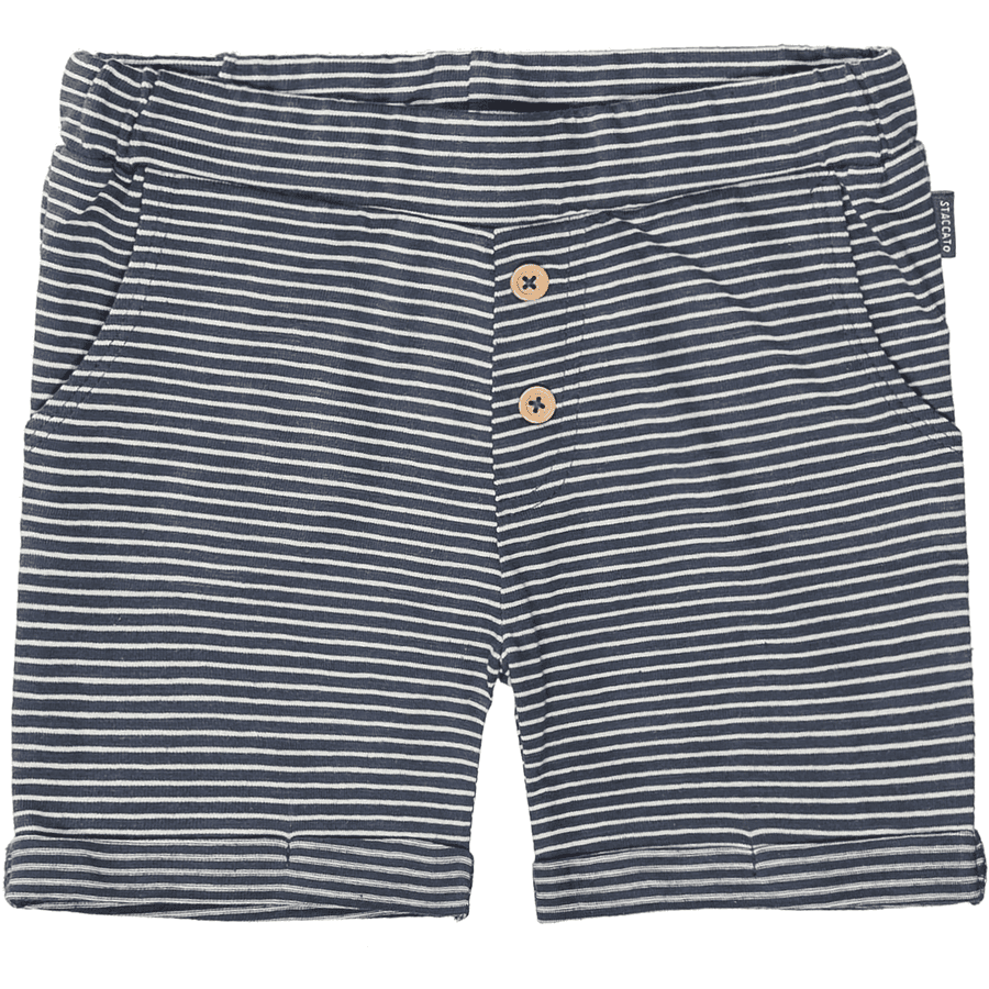 STACCATO  Shorts indigo stribet