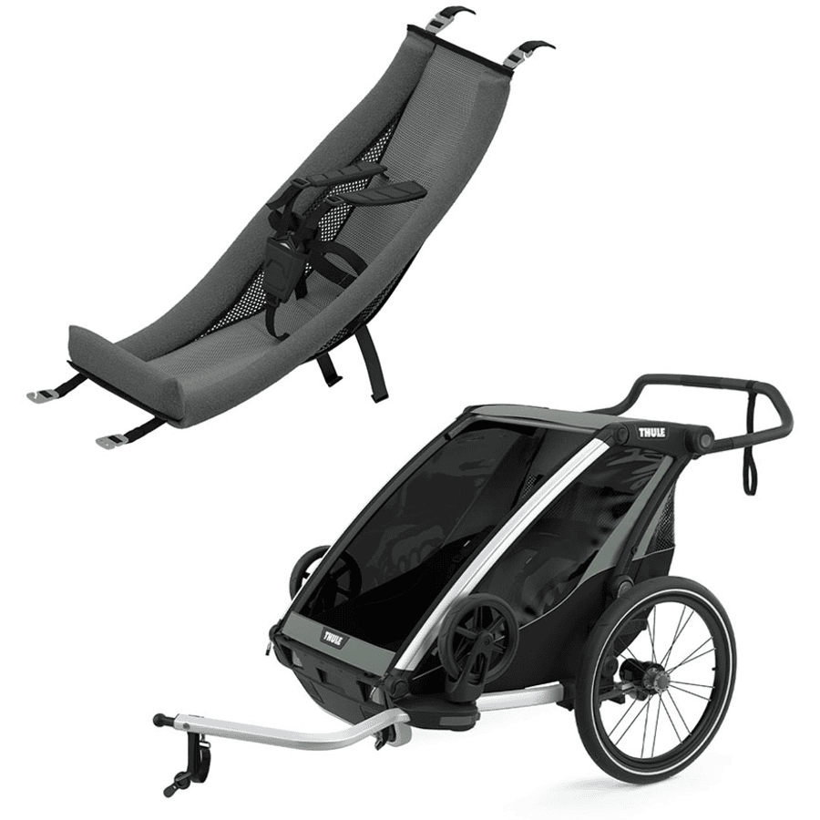 THULE Remorque de vélo enfant Chariot Lite 2 Agave siège bébé Infant Sling