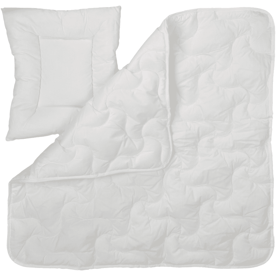 urra Gewatteerde babybeddenset Bamboo 80 x 80 cm