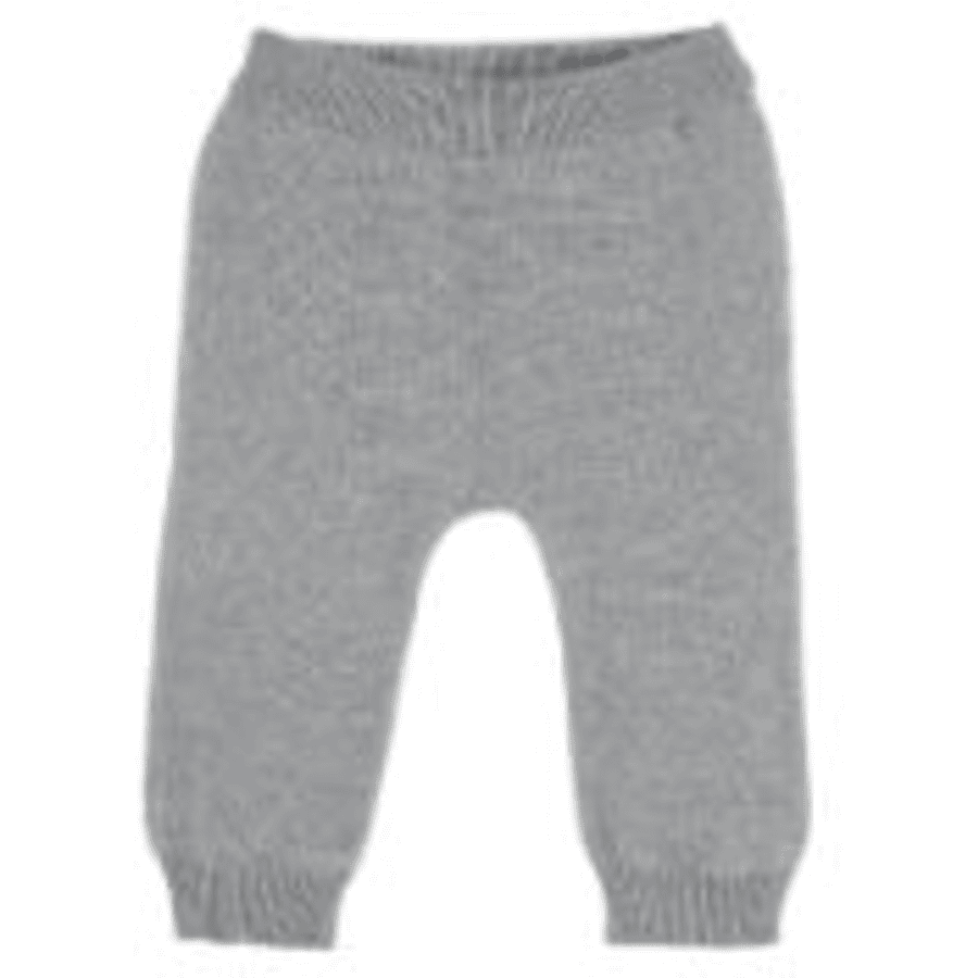 Sterntaler Pantalones de punto gris claro melange 