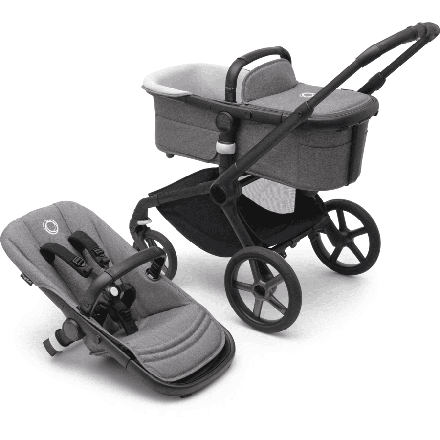 bugaboo Barnvagn Fox 5 Base Black /Grey Melange