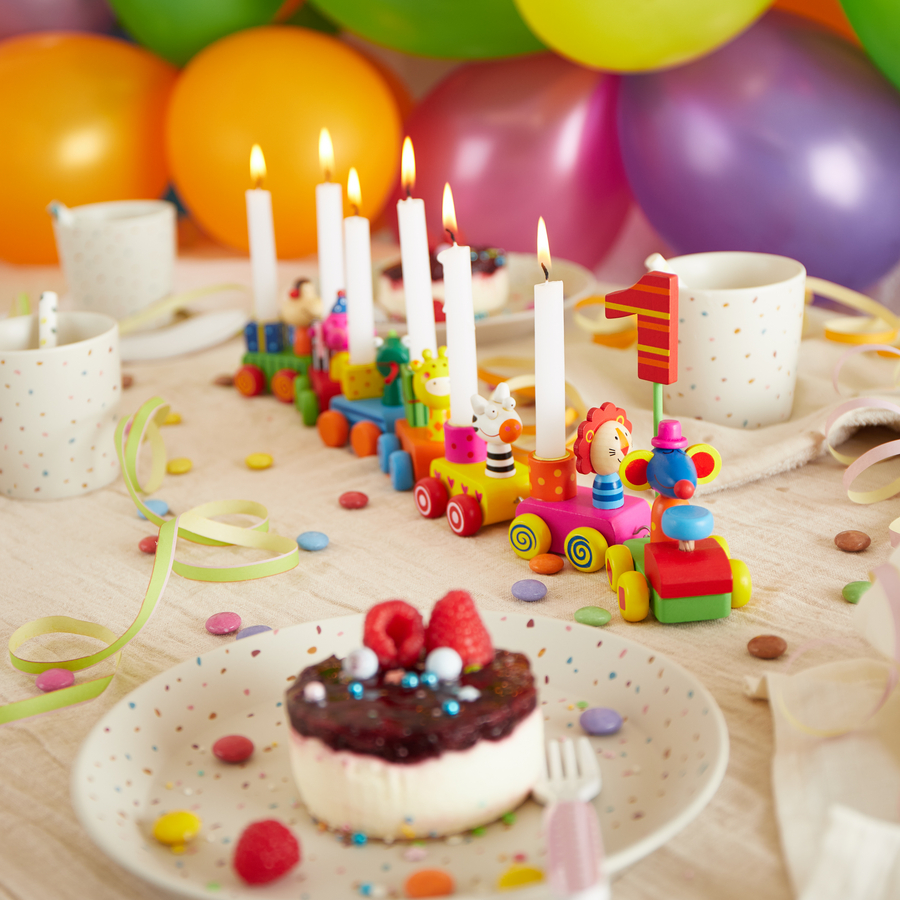 BIECO Trenino di compleanno (senza candeline)