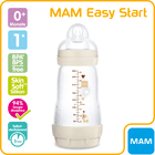 MAM Babyflaske Easy Start Anti-Colic 260 ml, 0+ måneder, Elephant