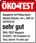Philips Avent Natural flaska SCF030/17, 125 ml, 2 stycken, transparent