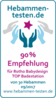 Rotho Babydesign Zestaw do kąpieli TOP, wanna i gąbka śródziemnomorska