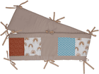 Ullenboom Patchwork -Nest voor box 100x100 cm regenboog(200 cm)