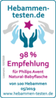 Philips Avent Natural Flaschen-Set Glas für Neugeborene SCD303/01, 3 Flaschen & Schnuller