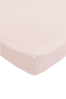 Meyco Jersey Spannbettlaken Laufgittermatraze 75 x 95 cm Soft Pink