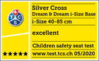 Silver Cross autostol Dream i-Size Donnington inklusive Isofix basestation 