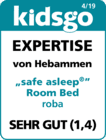 roba Room Bed safe asleep® Stjerne magi Hvit