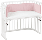 babybay® Tour de lit bébé pour Maxi, Boxspring, Comfort, Comfort Plus rosé paillettes dorées 168 cm