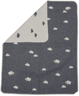 DAVID FUSSENEGGER Set coperta e peluche Lupo, grigio 70 x 90 cm